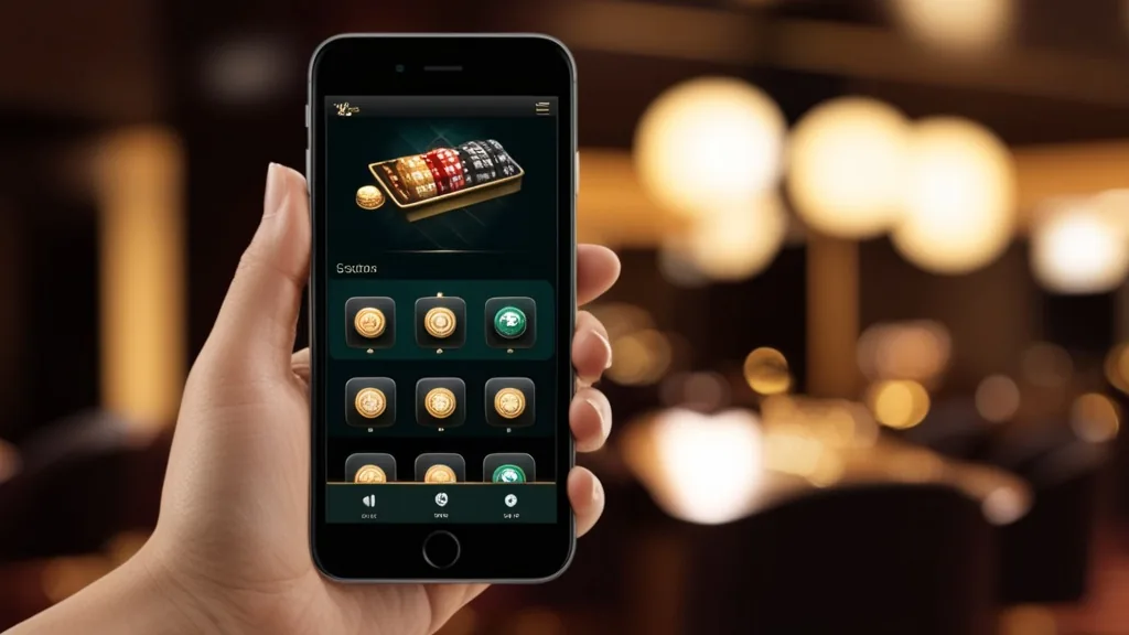 A smartphone app interface designed for easy use on smaller screens